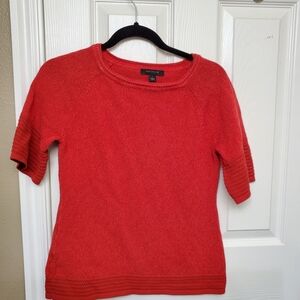 Ann Taylor Red Knit Sweater